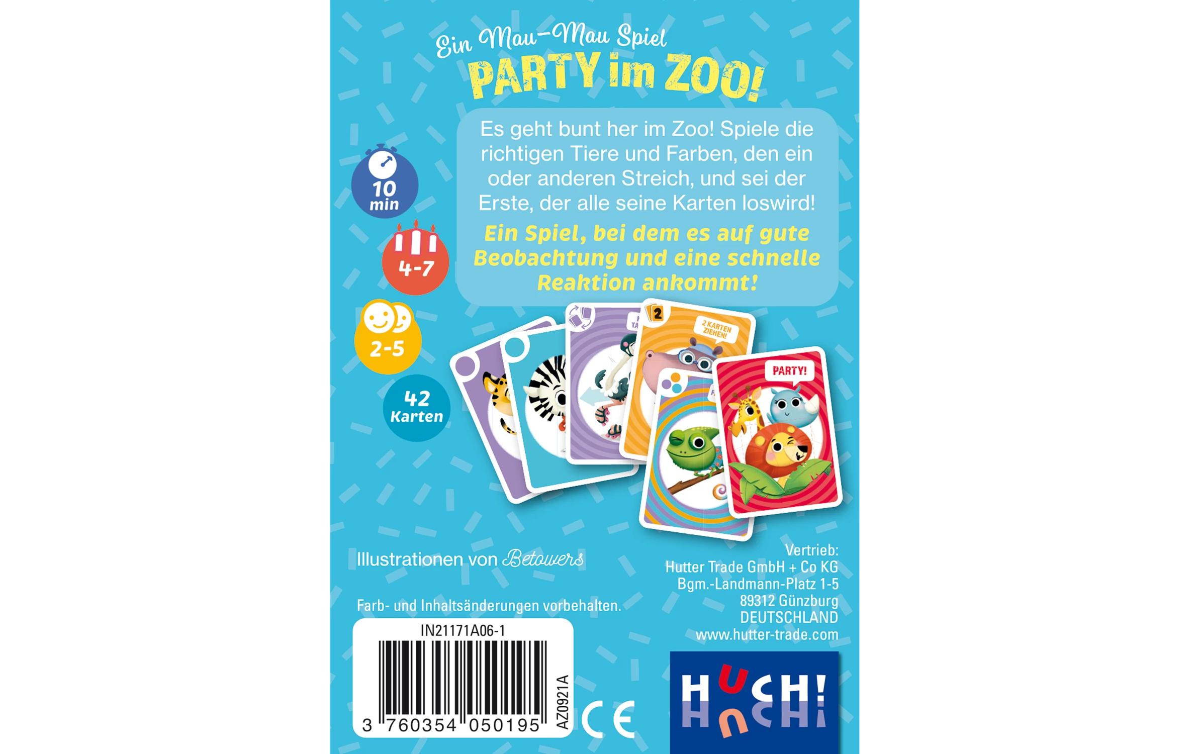 HUCH! Kartenspiel Party im Zoo