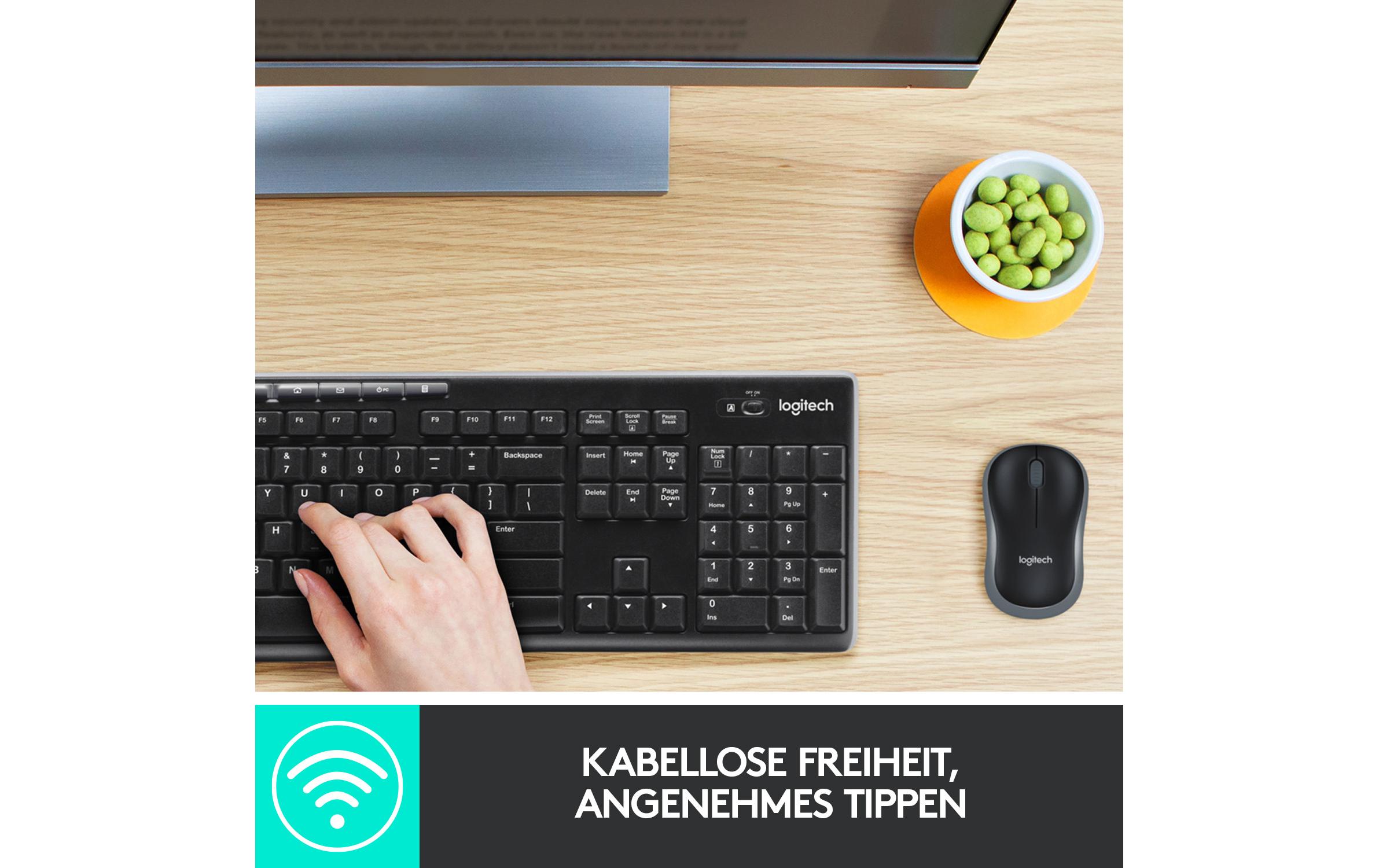 Logitech Tastatur-Maus-Set MK270 US-Layout Logitech Tastatur-Maus-Set MK270 US-Layout