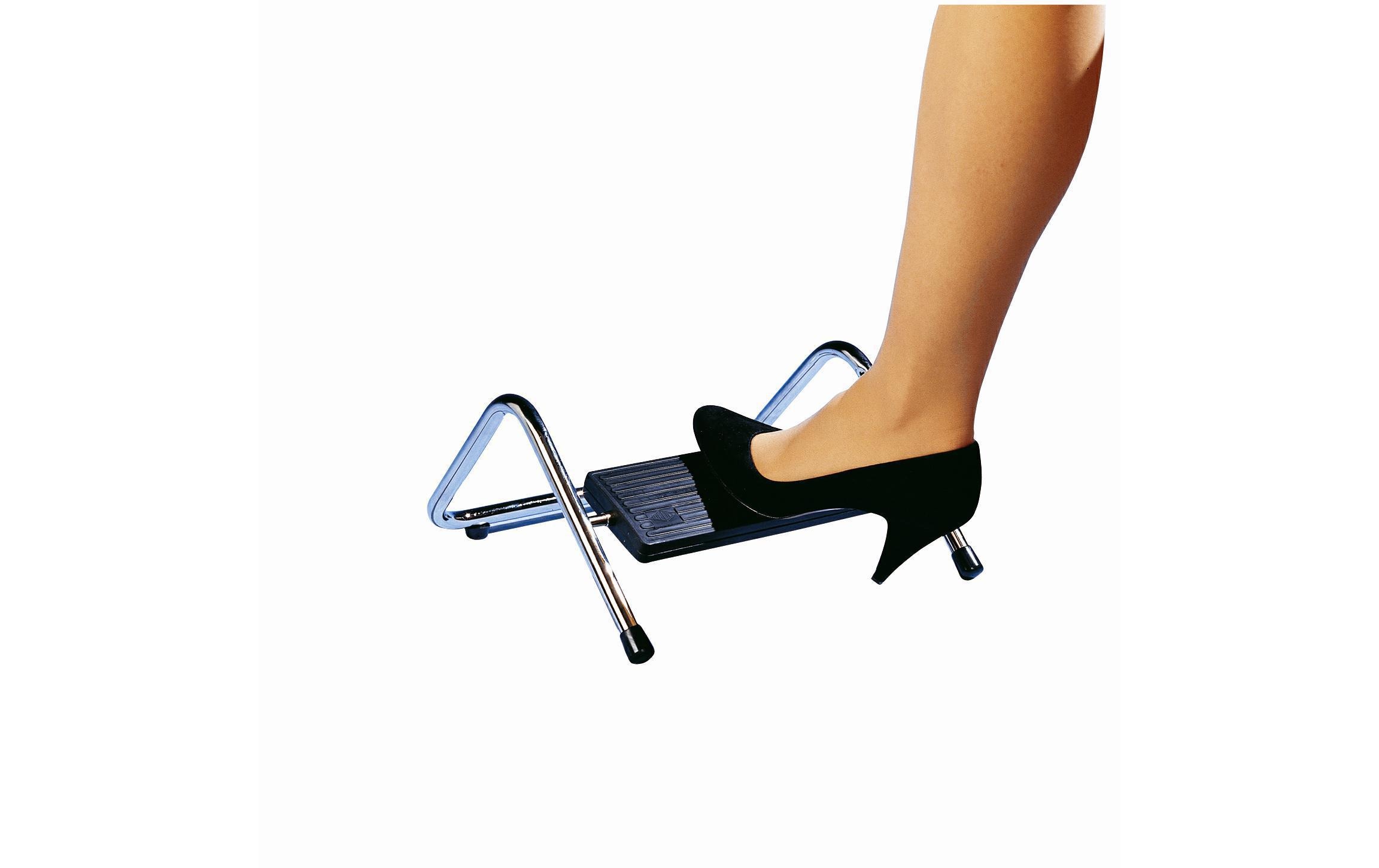 WEDO Fussstütze Trittboy 4 Stufen, Silber WEDO Fussstütze Trittboy 4 Stufen, Silber