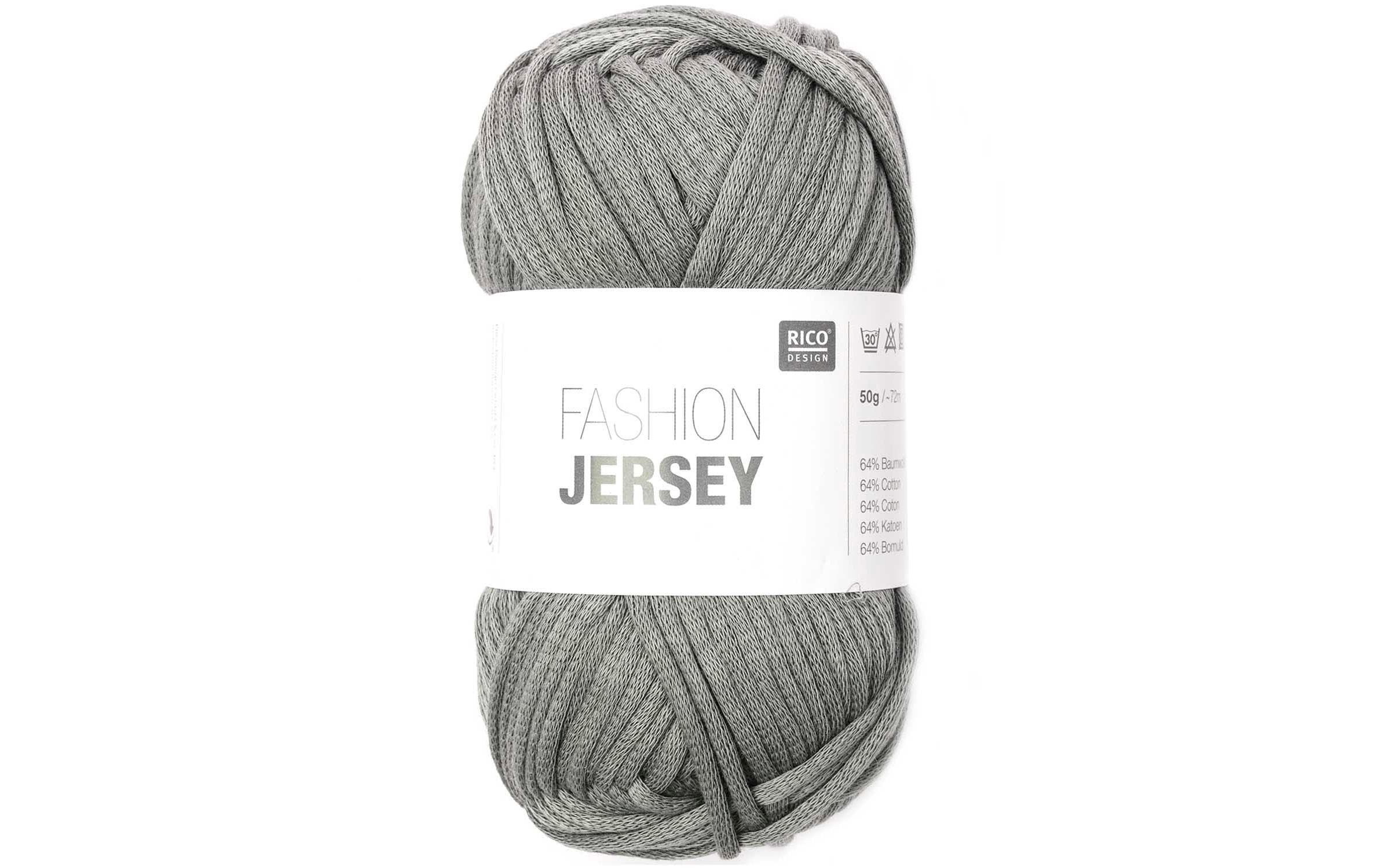 Rico Design Wolle Fashion Jersey 50 g Grau