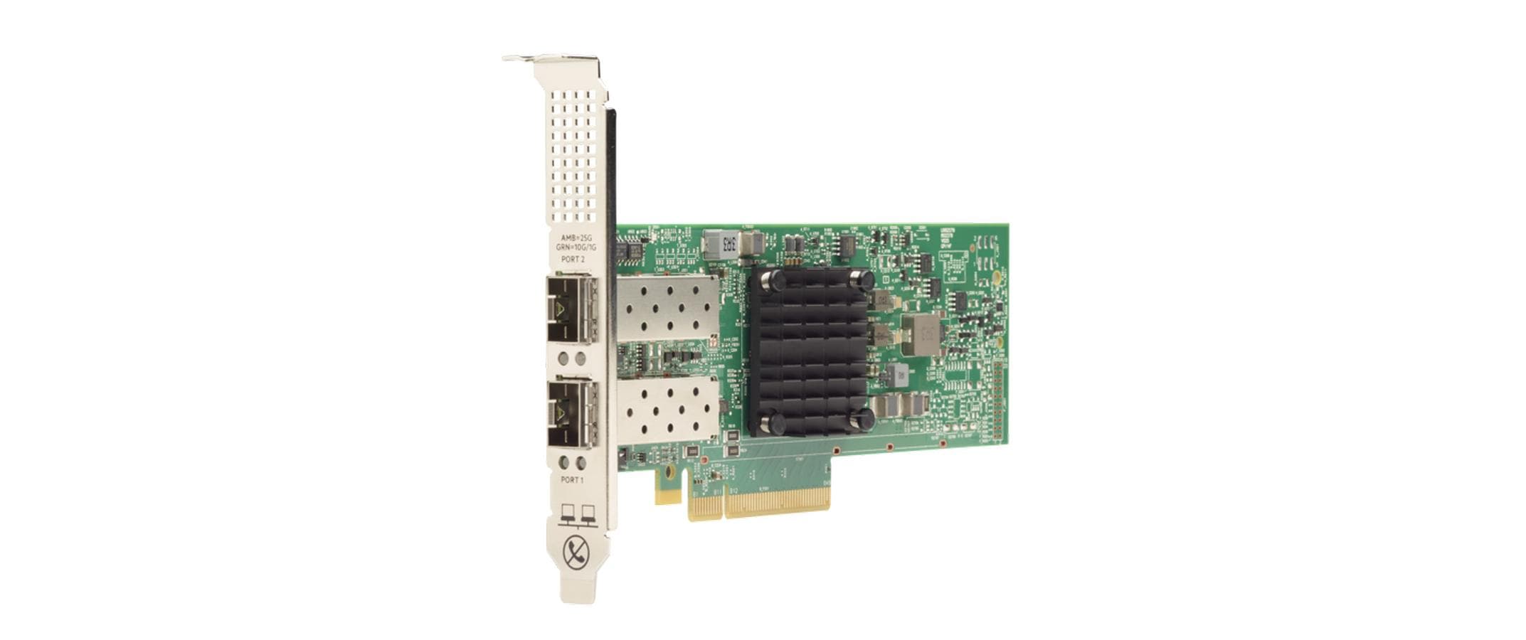 Broadcom SFP28 Netzwerkkarte P225P PCI-Express x8 Broadcom SFP28 Netzwerkkarte P225P PCI-Express x8