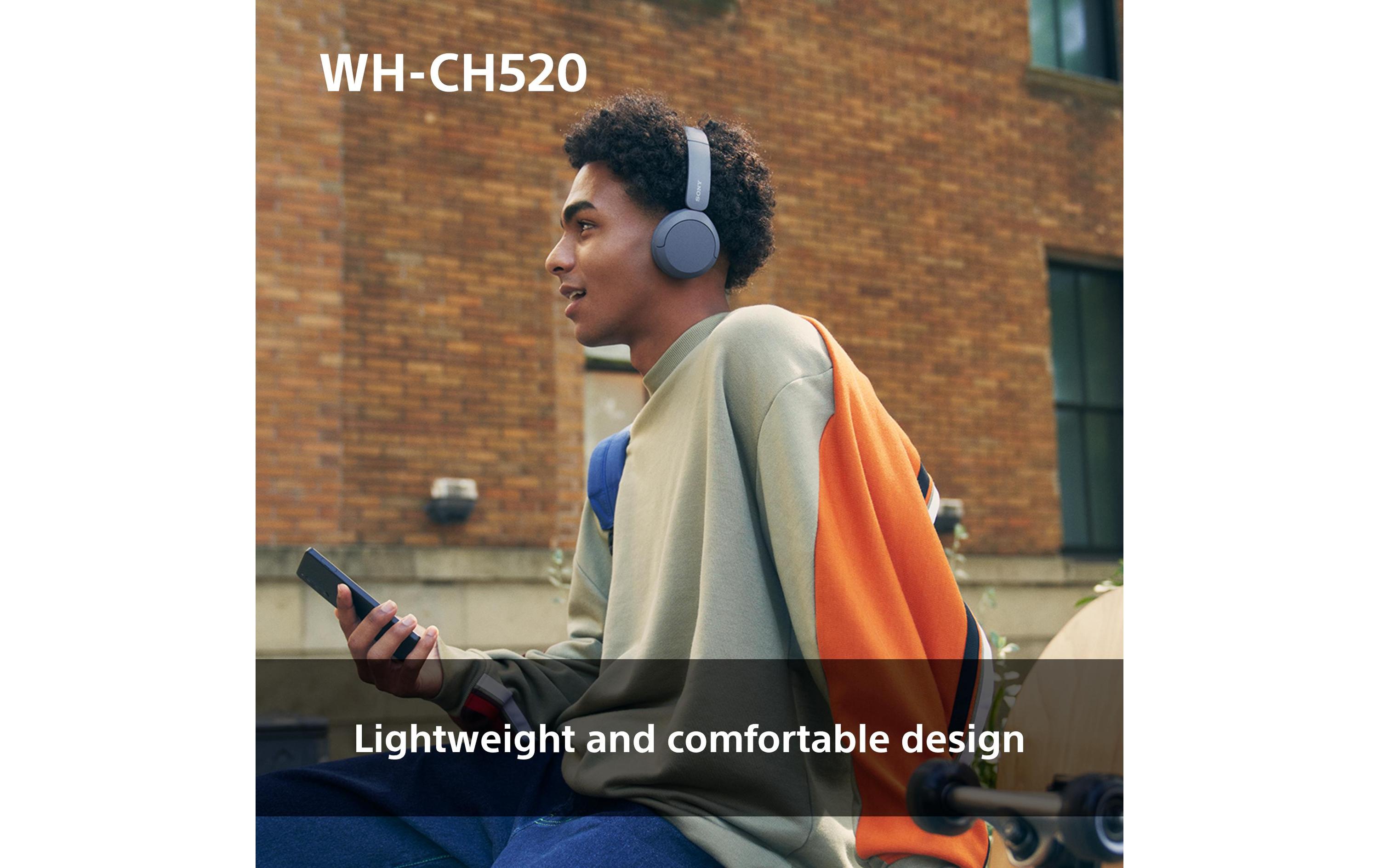 Sony Wireless On-Ear-Kopfhörer WH-CH520 Gelb