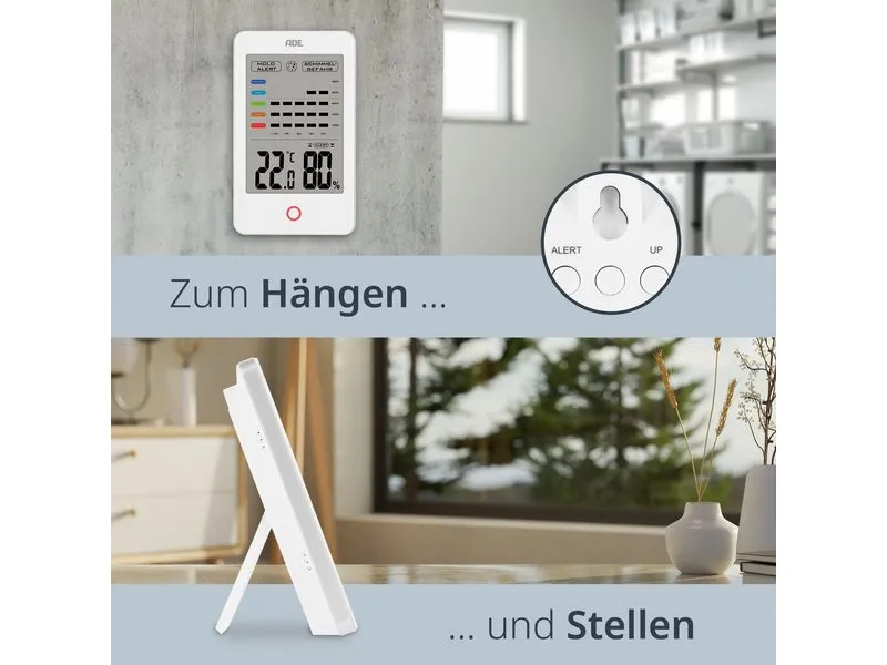 ADE Thermo-/Hygrometer digital Weiss ADE Thermo-/Hygrometer digital Weiss