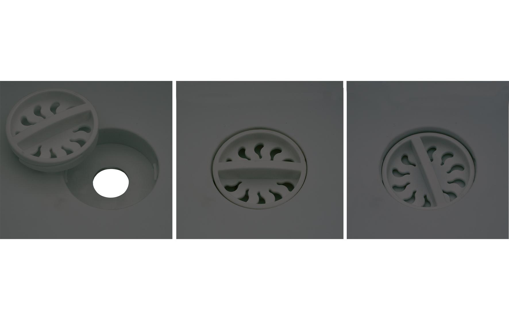 Eurotrail Faltbare Waschschlüssel mit Wasserauflauf, Grün