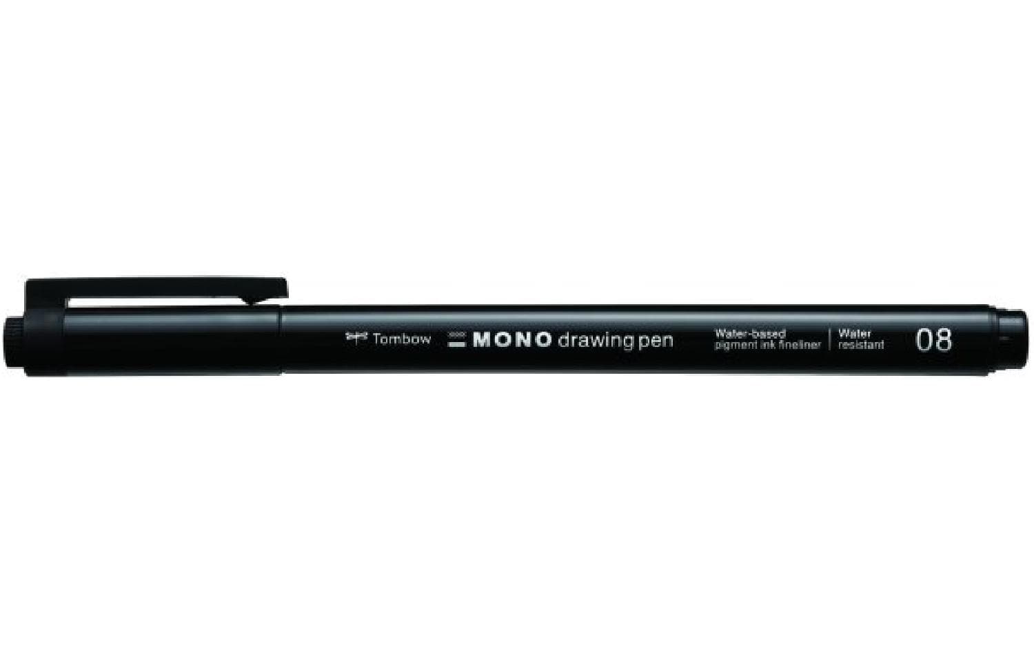 Tombow Fineliner MONO drawing pen 0.6 mm, Schwarz