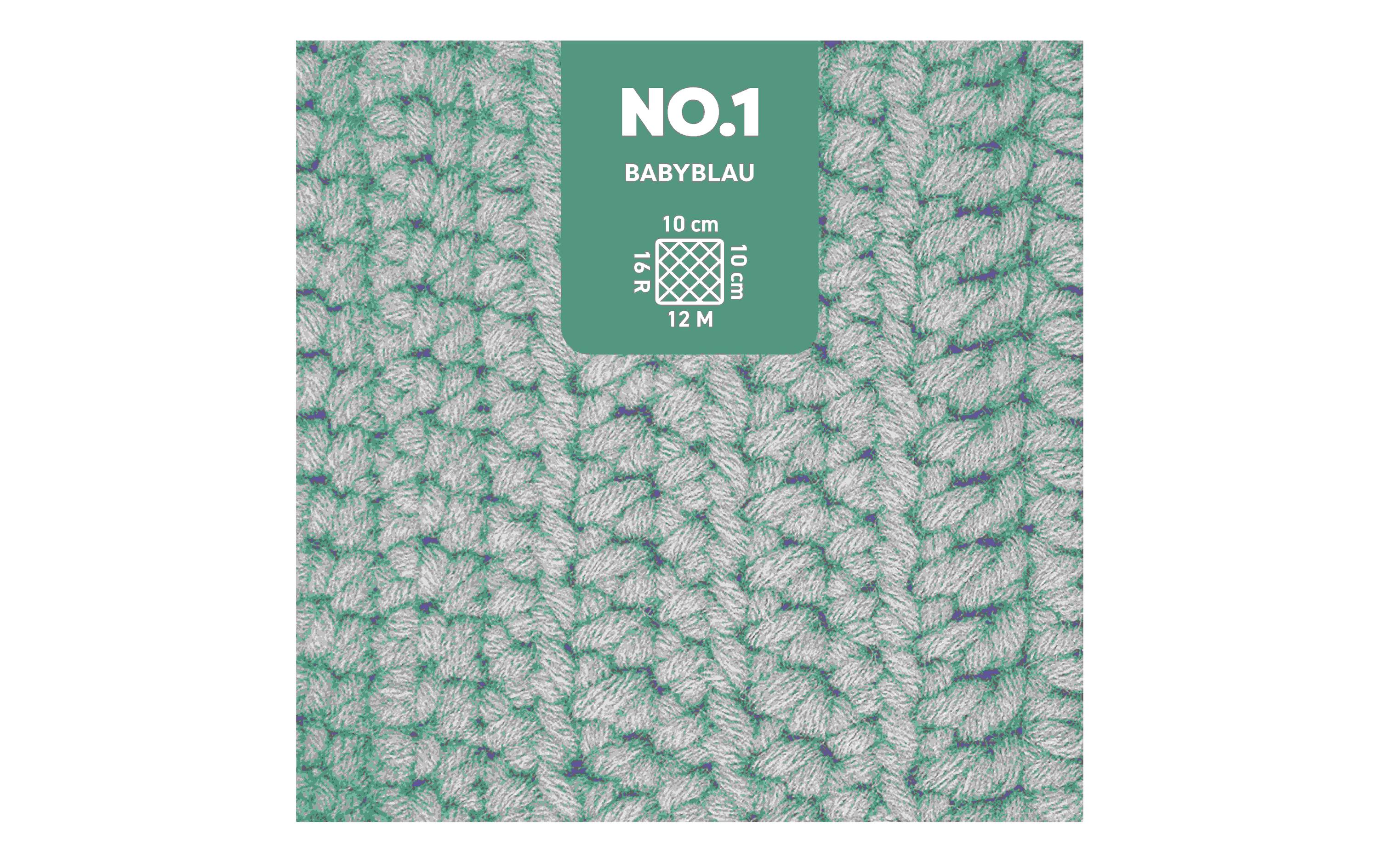 myBoshi Wolle Nr.1 Babyblau 50 g, 55 m