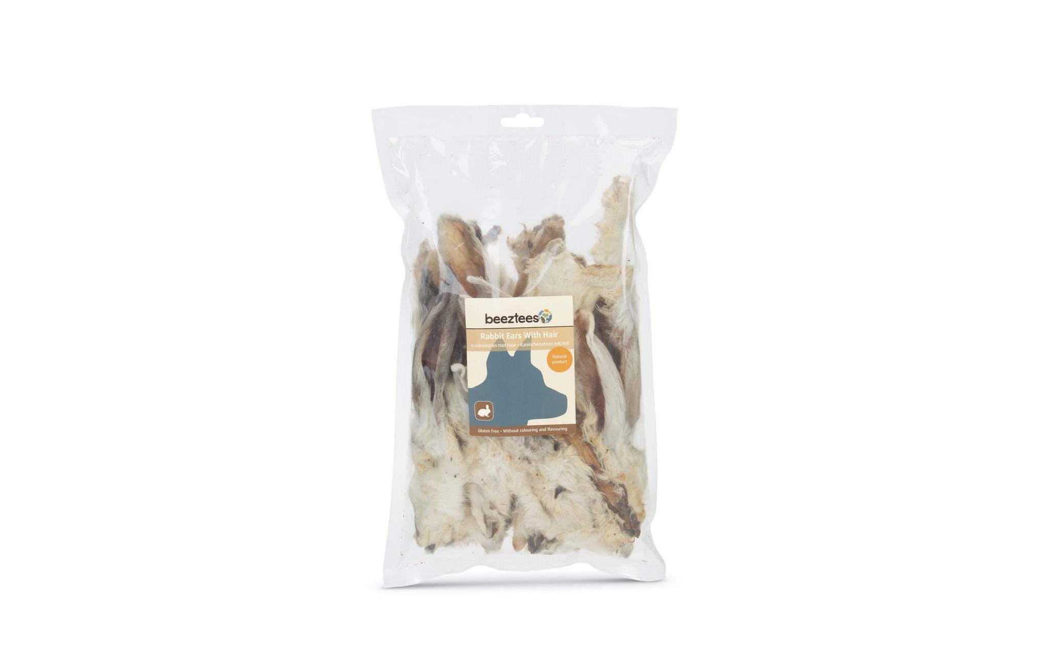 Beeztees Kausnack Kaninchenohren mit Fell, 200 g Beeztees Kausnack Kaninchenohren mit Fell, 200 g