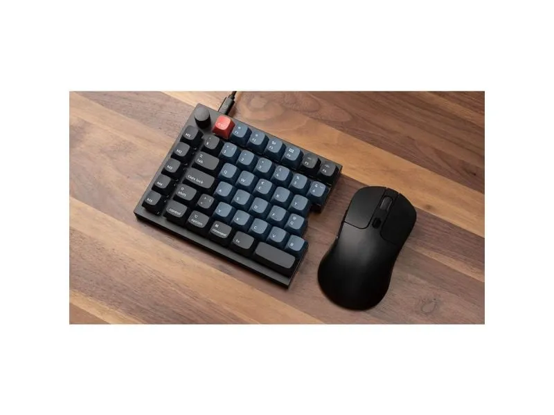 Keychron Gaming-Tastatur Q11 Black QMK Brown Switch