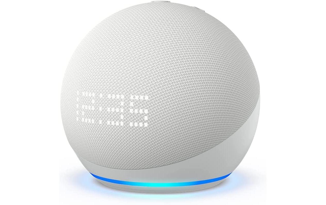 Amazon Smartspeaker Echo Dot 5. Gen. mit Uhr Weiss Amazon Smartspeaker Echo Dot 5. Gen. mit Uhr Weiss