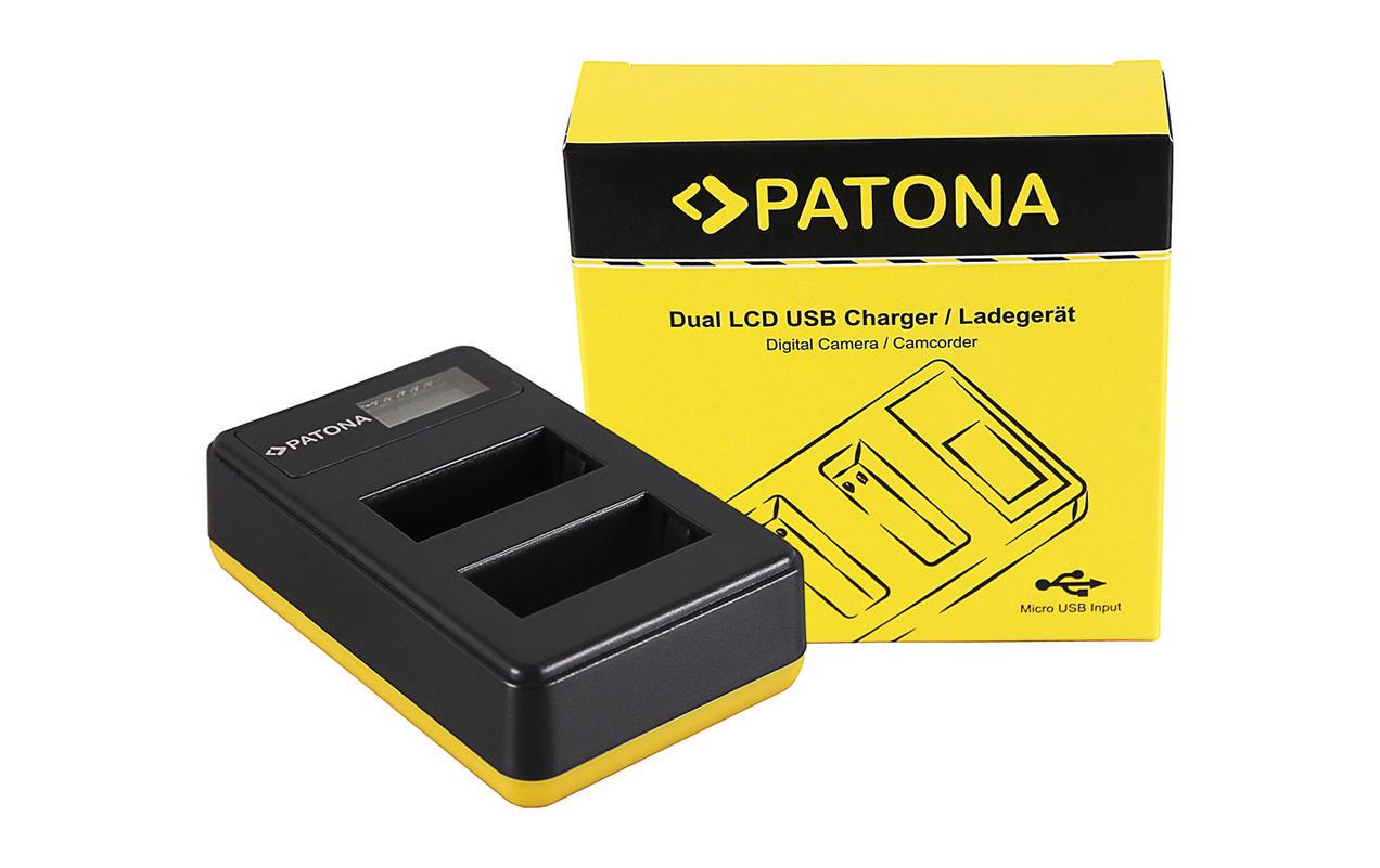 Patona Ladegerät Dual LCD USB Canon LP-E17