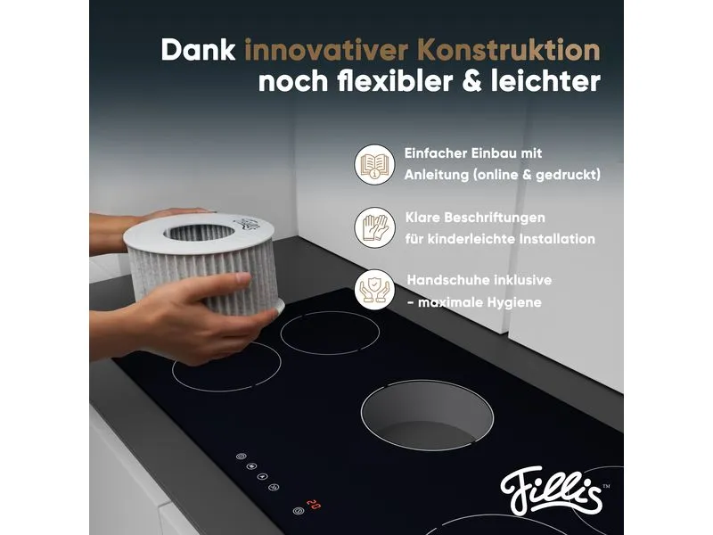 Pillis Aktivkohlefilter für Bora Pure Puru & X Pure Puxu, 2 Stück