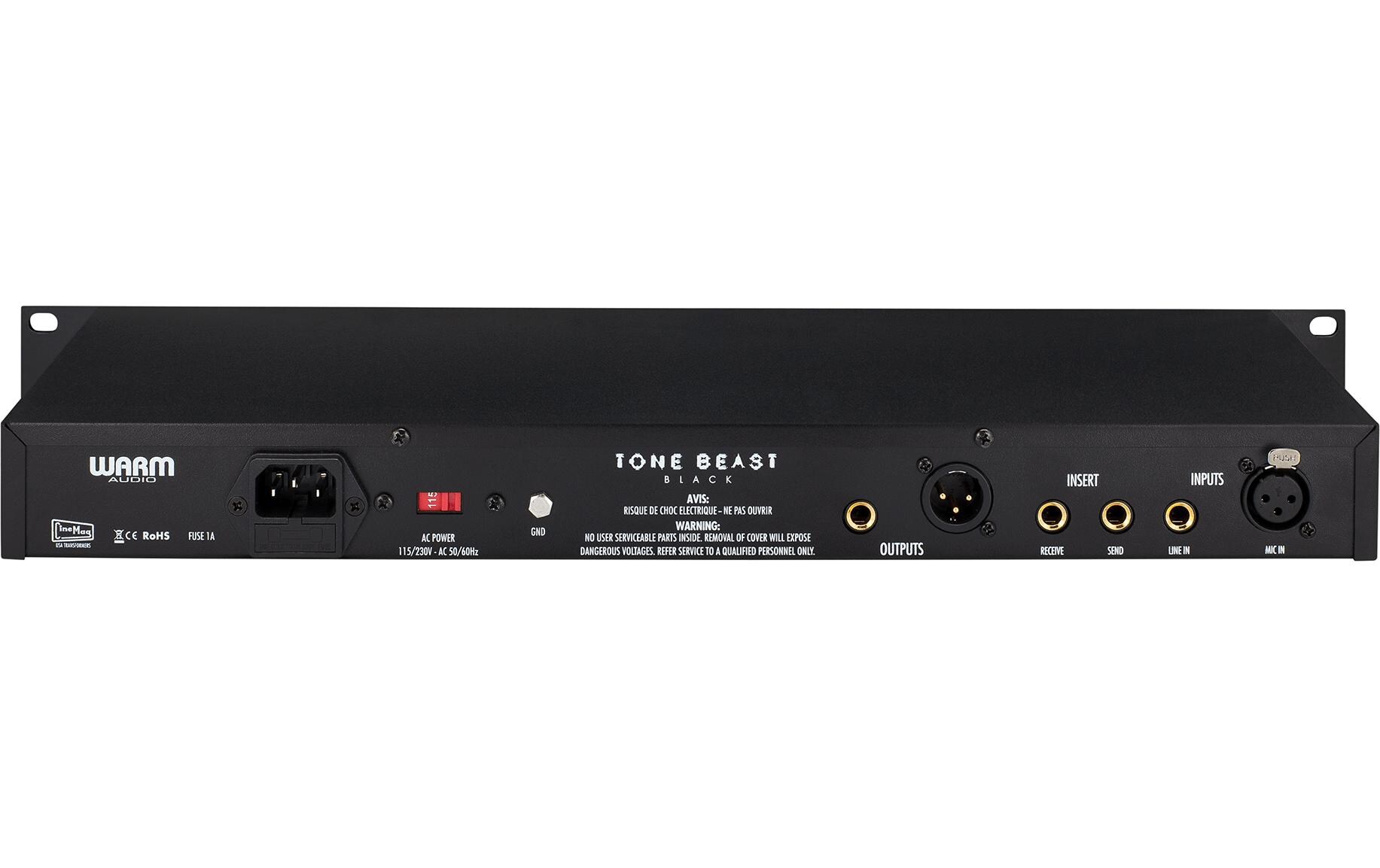 Warm Audio Mikrofon-Vorverstärker TB12 Schwarz