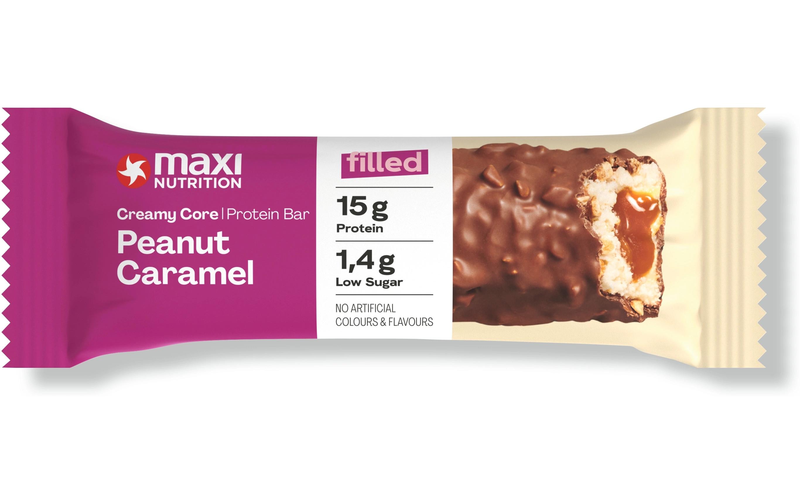 Maxi Nutrition Riegel Creamy Core Caramel/Erdnuss