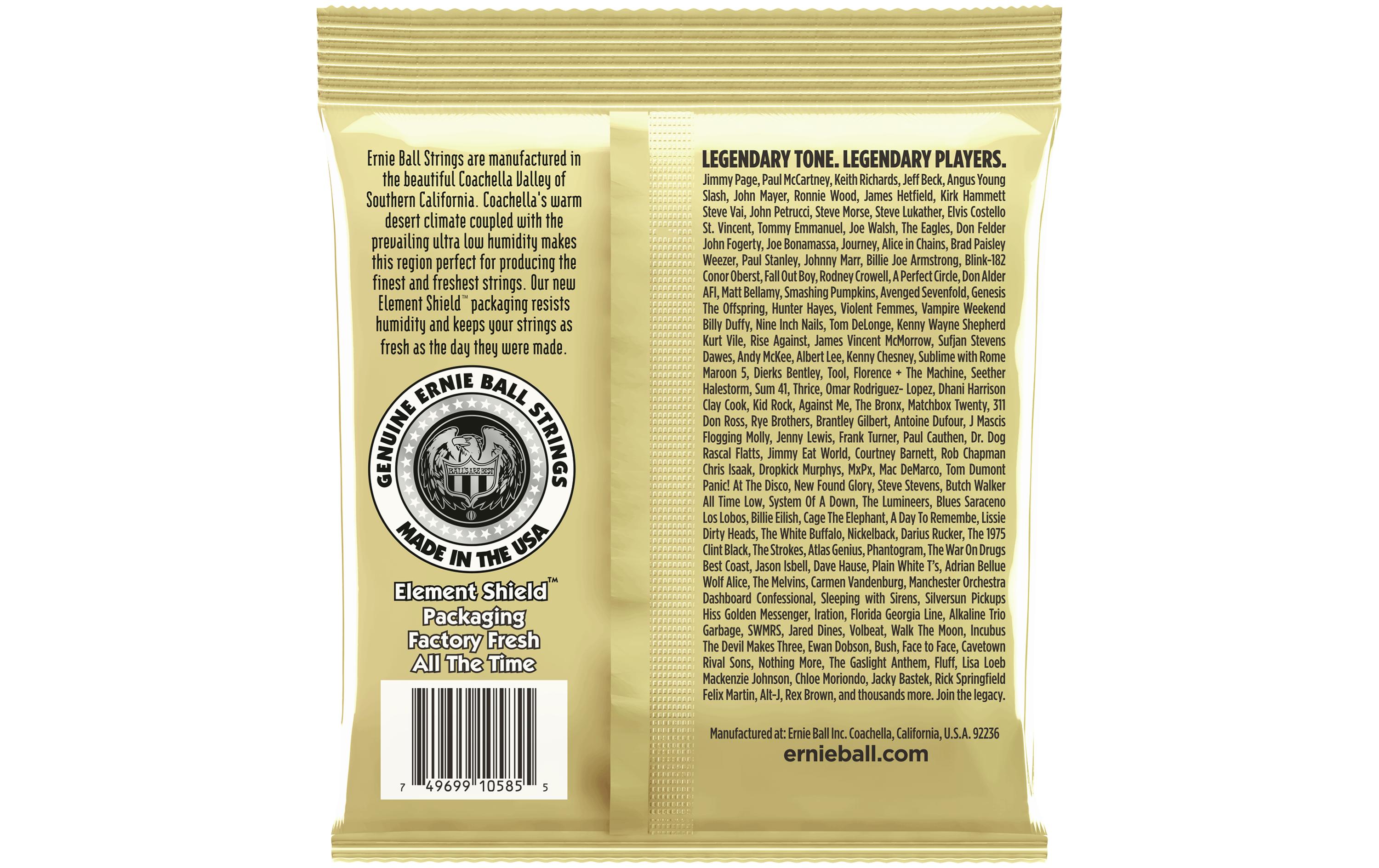 Ernie Ball Gitarrensaiten 2007 Earthwood Bronze – Custom Light 11.5-54