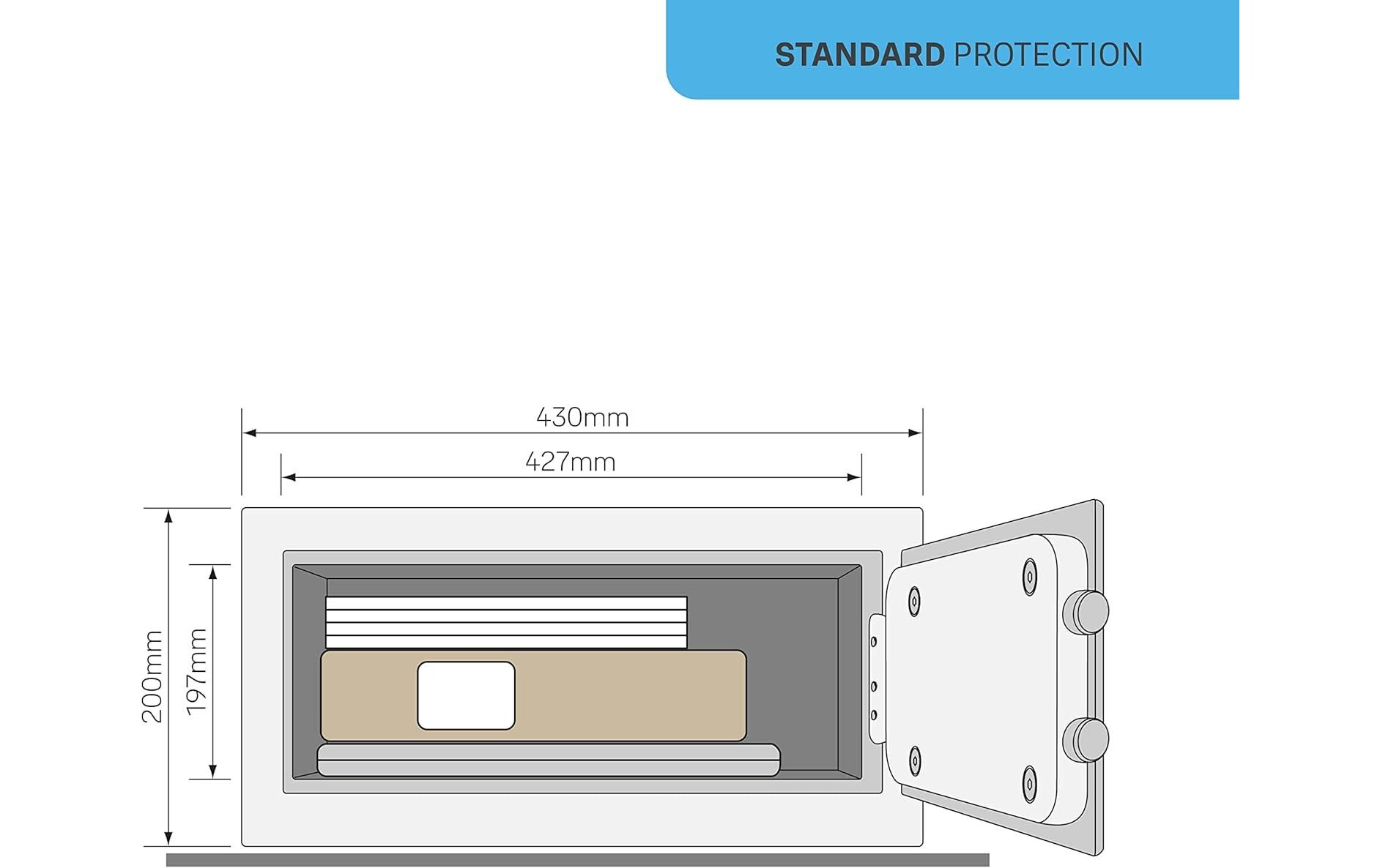 Yale Tresor Value Safe Gäste, 24 l