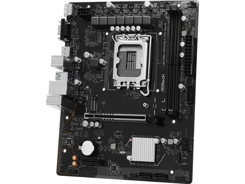 ASRock Mainboard H610M-HDV/M.2 D5 Gen5