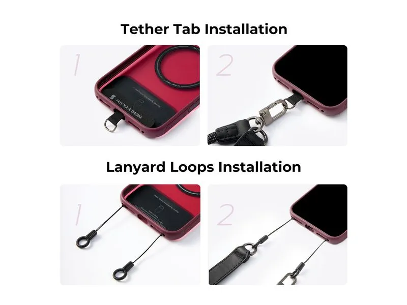 Smallrig 2-in-1-Schulterriemen für iPhone 18-Hüllen (schwarz) Smallrig 2-in-1-Schulterriemen für iPhone 18-Hüllen (schwarz)