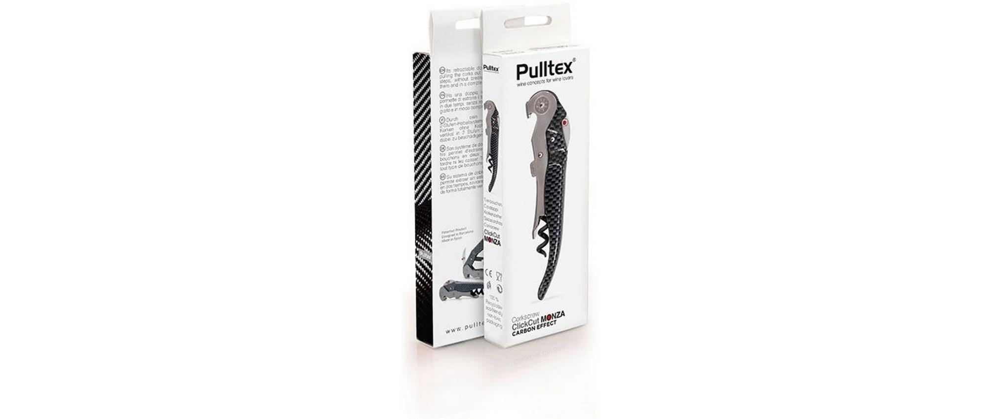 Pulltex Korkenzieher ClickCut Monza Grau/Silber
