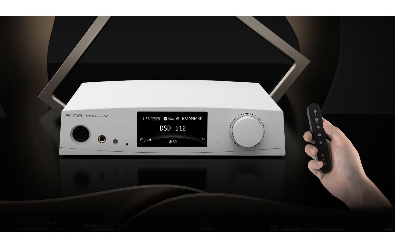 Aune Kopfhörerverstärker & USB-DAC S9C Pro BT Silber