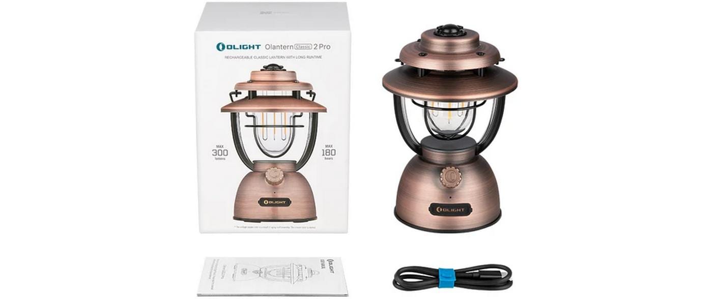 Olight Olantern Classic 2 Pro, wiederaufladbar Braun