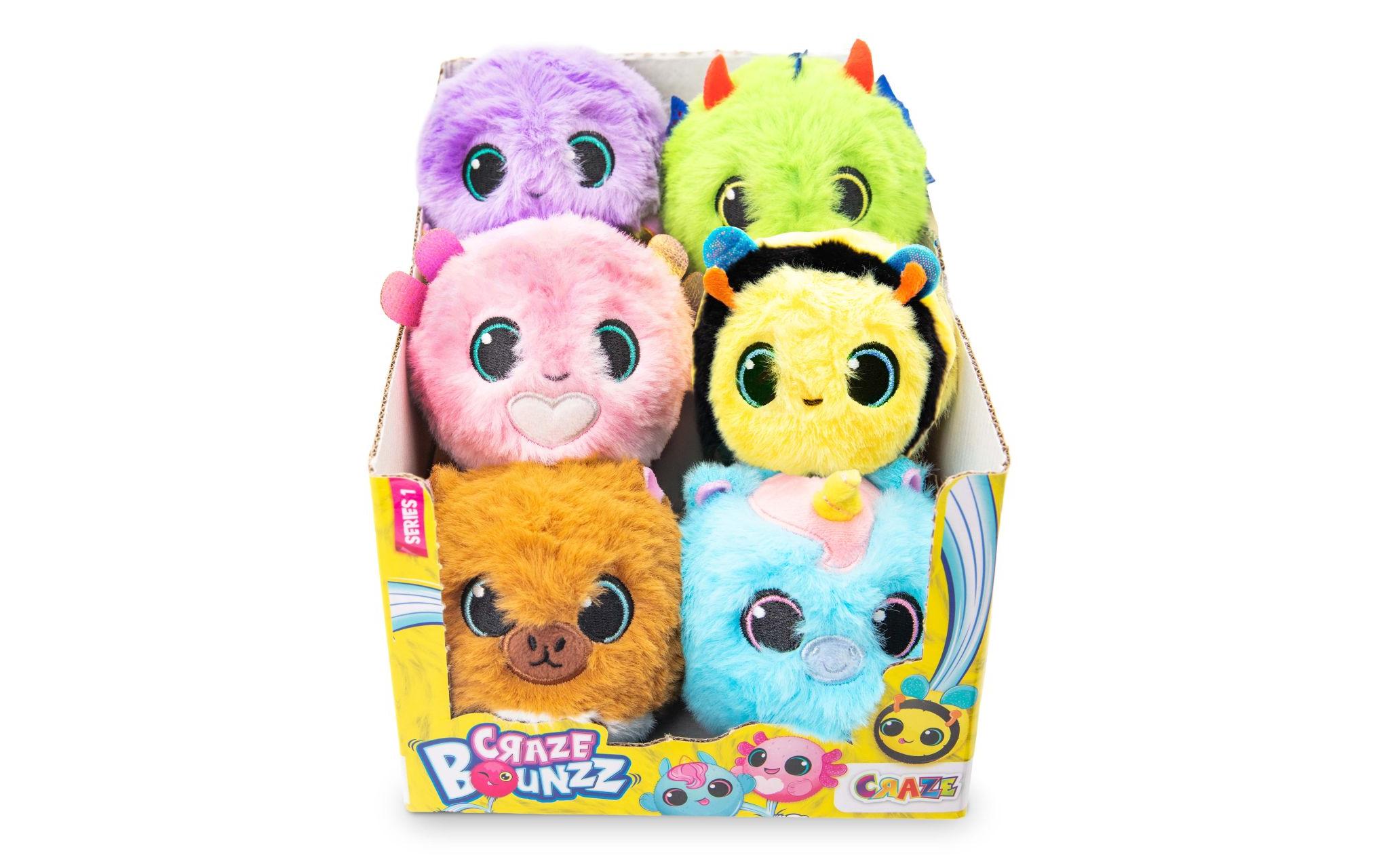 Craze Bounzz Plüsch Bälle Assortiert