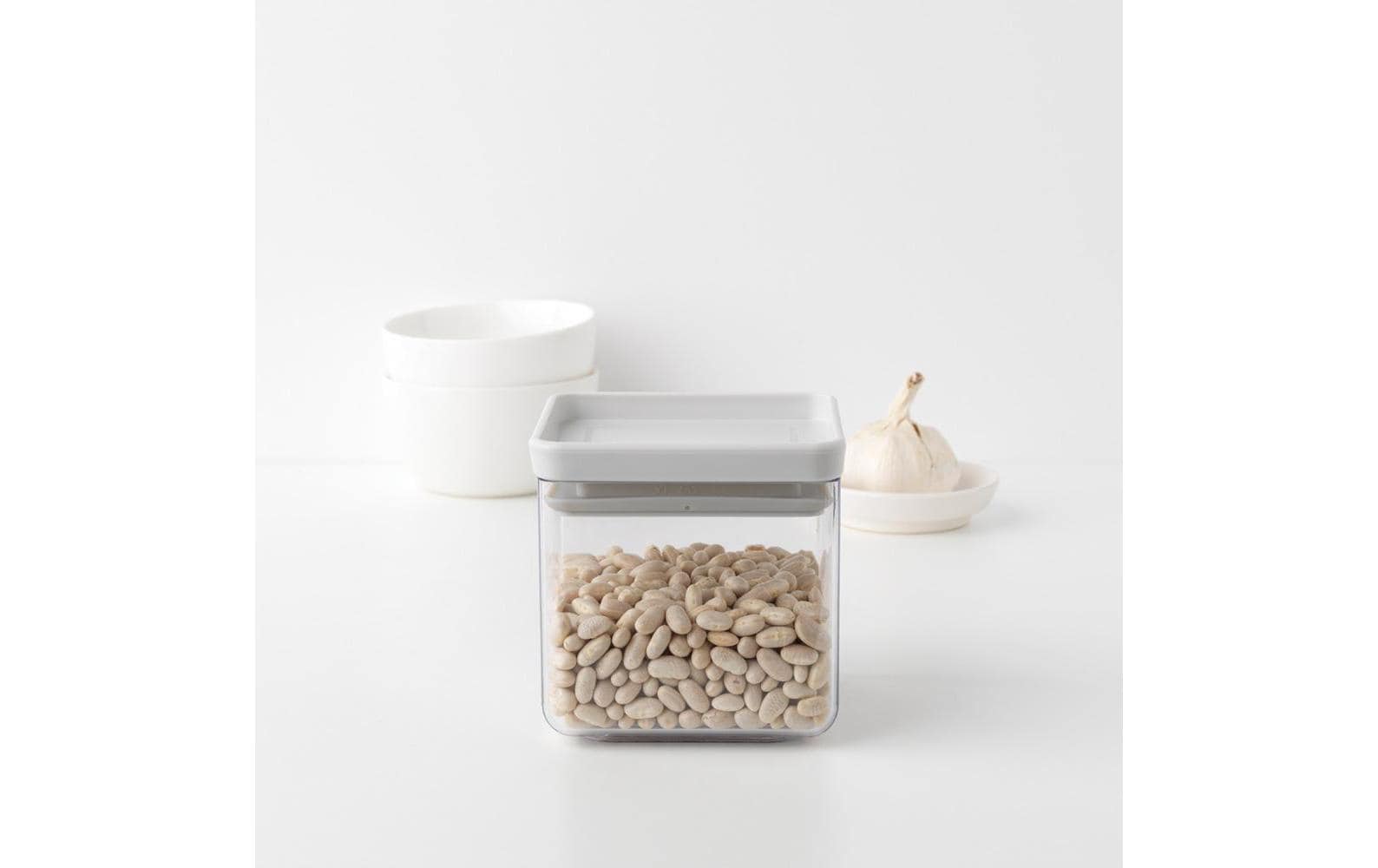 Brabantia Vorratsbehälter Tasty 0.7 l, Transparent/Weiss