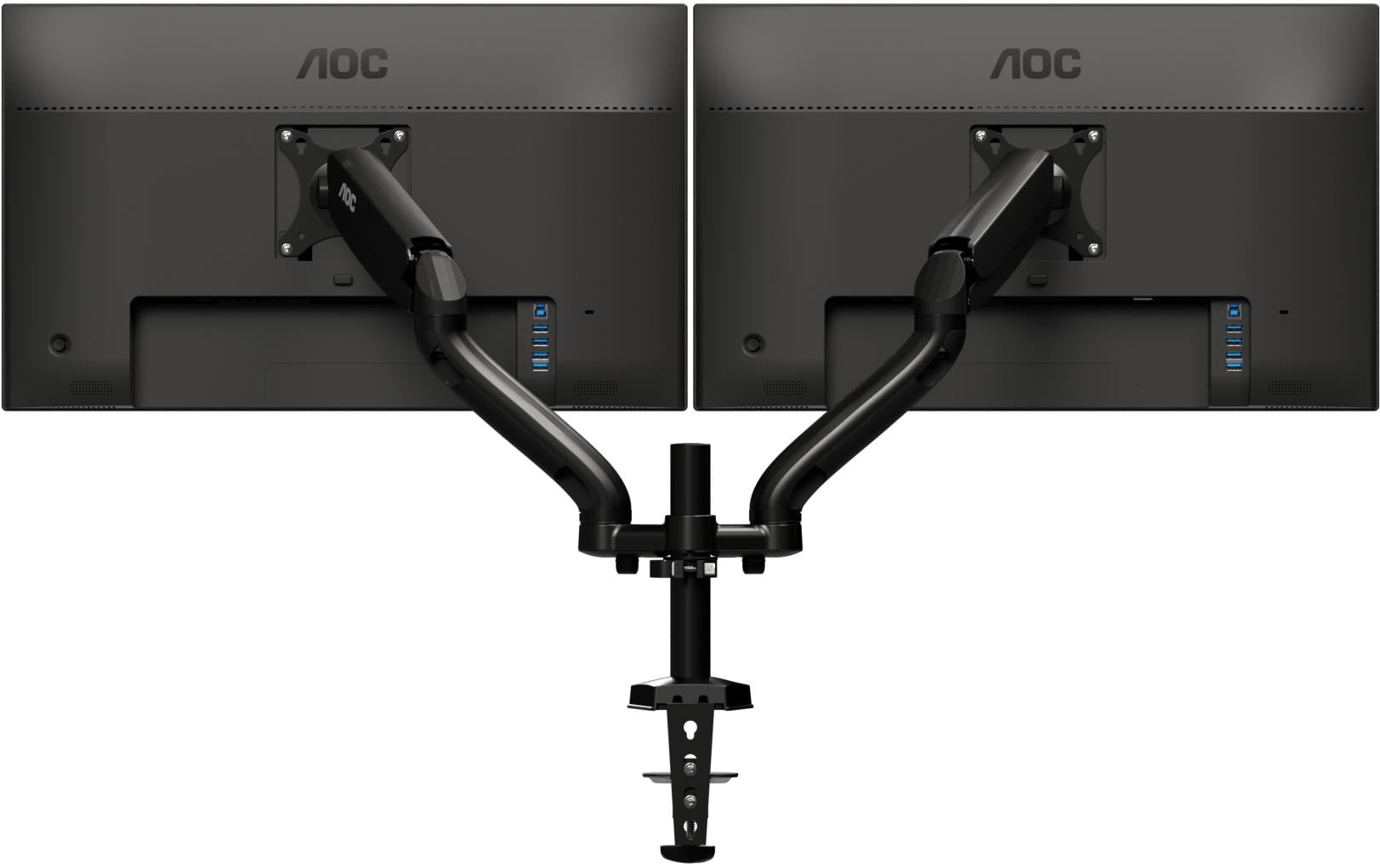 AOC Tischhalterung AD110D0 Dual bis 9 kg – Schwarz