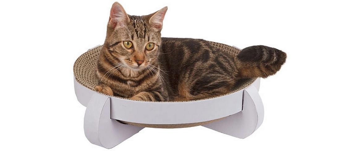 Kerbl Kratzbett Platinum 35 cm x 35 cm x 10 cm