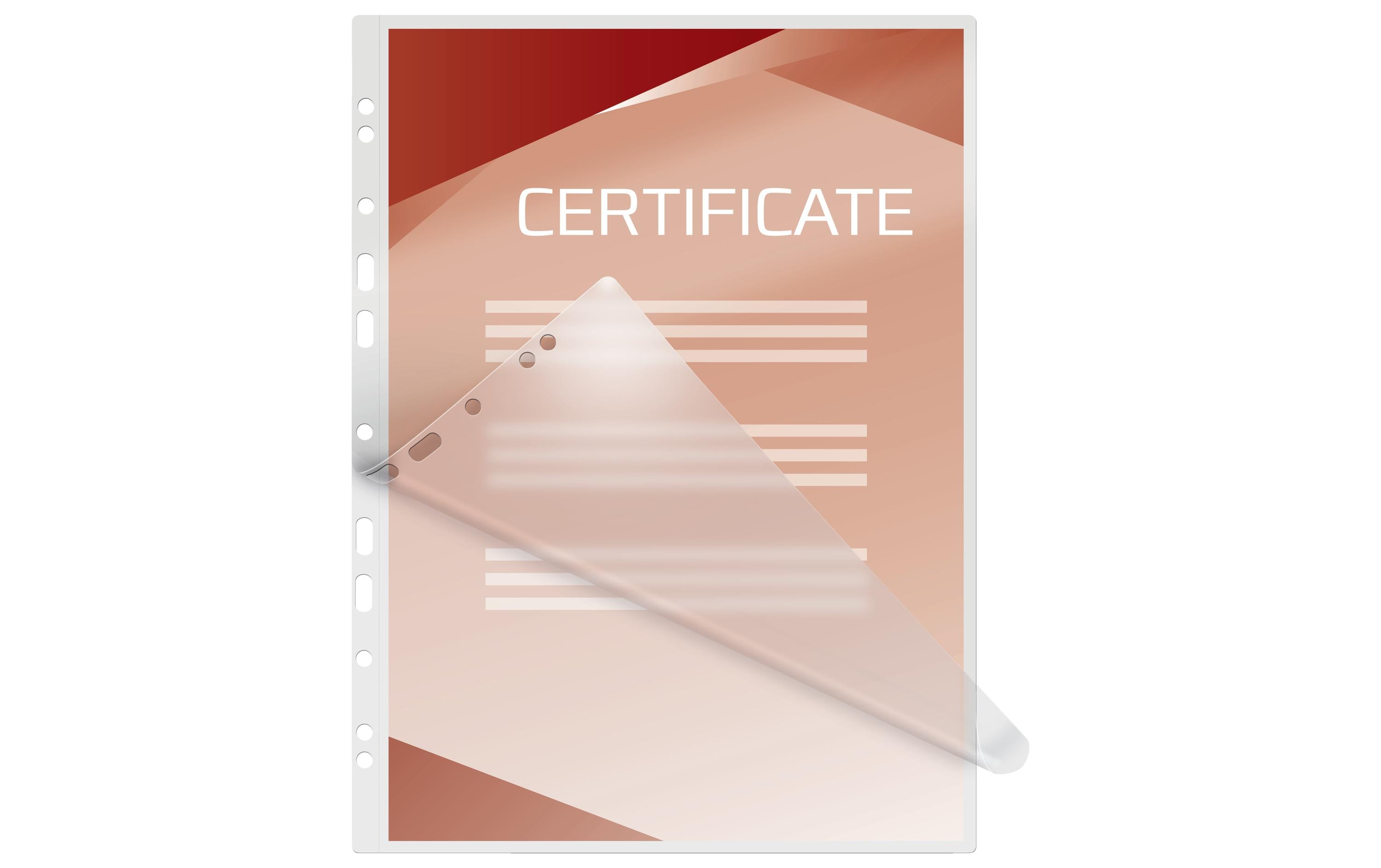 GBC Laminierfolie A4, 125 µm, 100 Stück, mit Abheftlochung