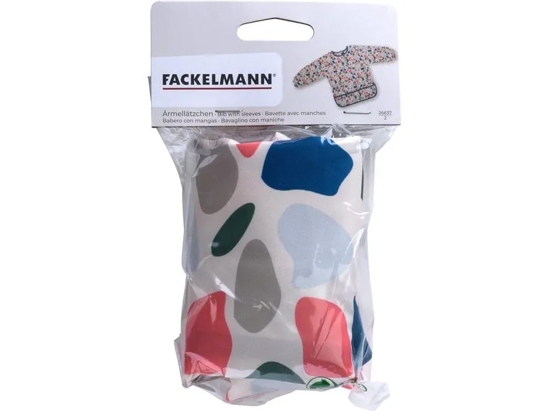 Fackelmann Kochschürze Ärmellätzchen 870 x 450 mm, Mehrfarbig Fackelmann Kochschürze Ärmellätzchen 870 x 450 mm, Mehrfarbig