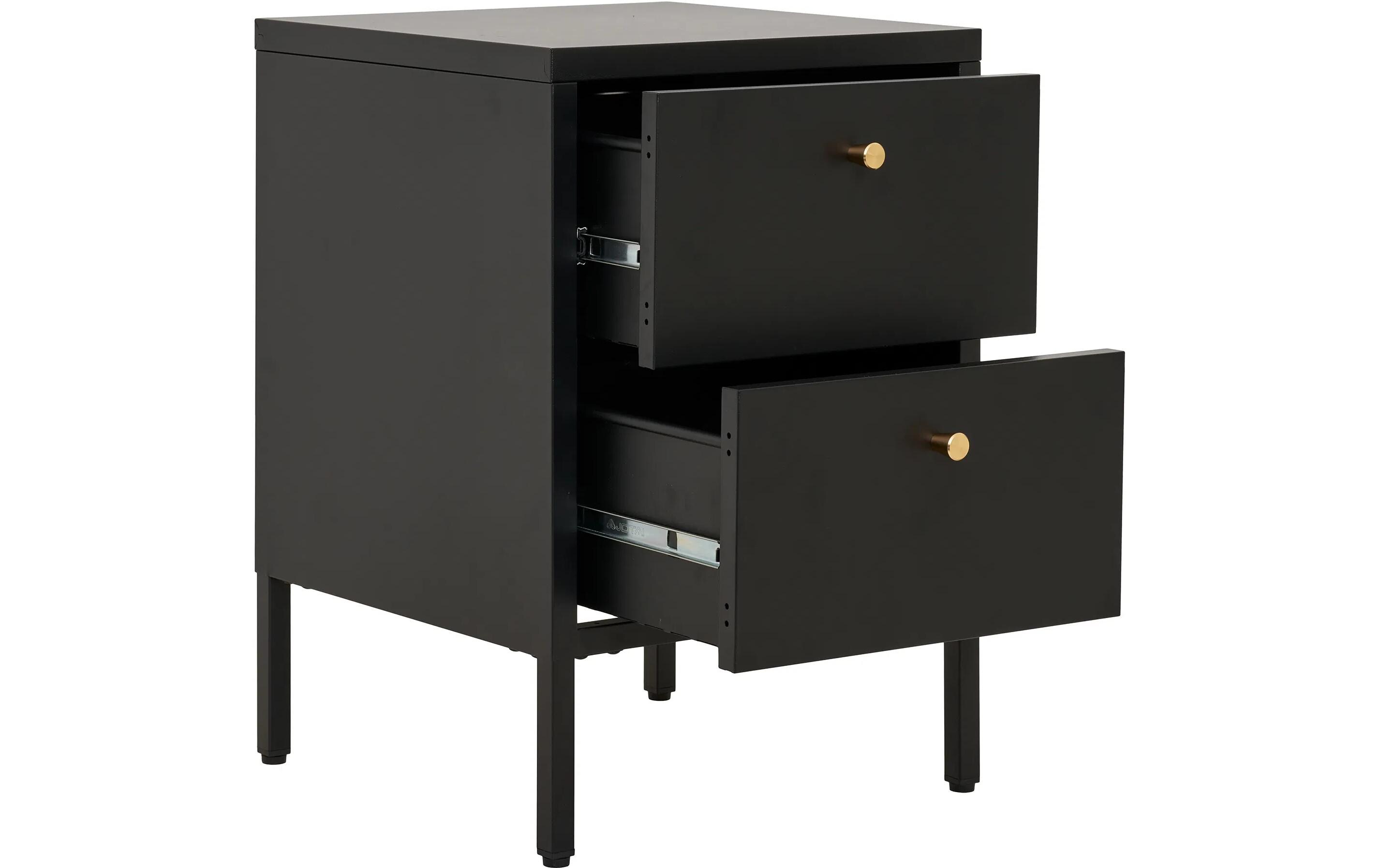 House Nordic Beistelltisch Dalby 40 x 59.5 cm, Schwarz