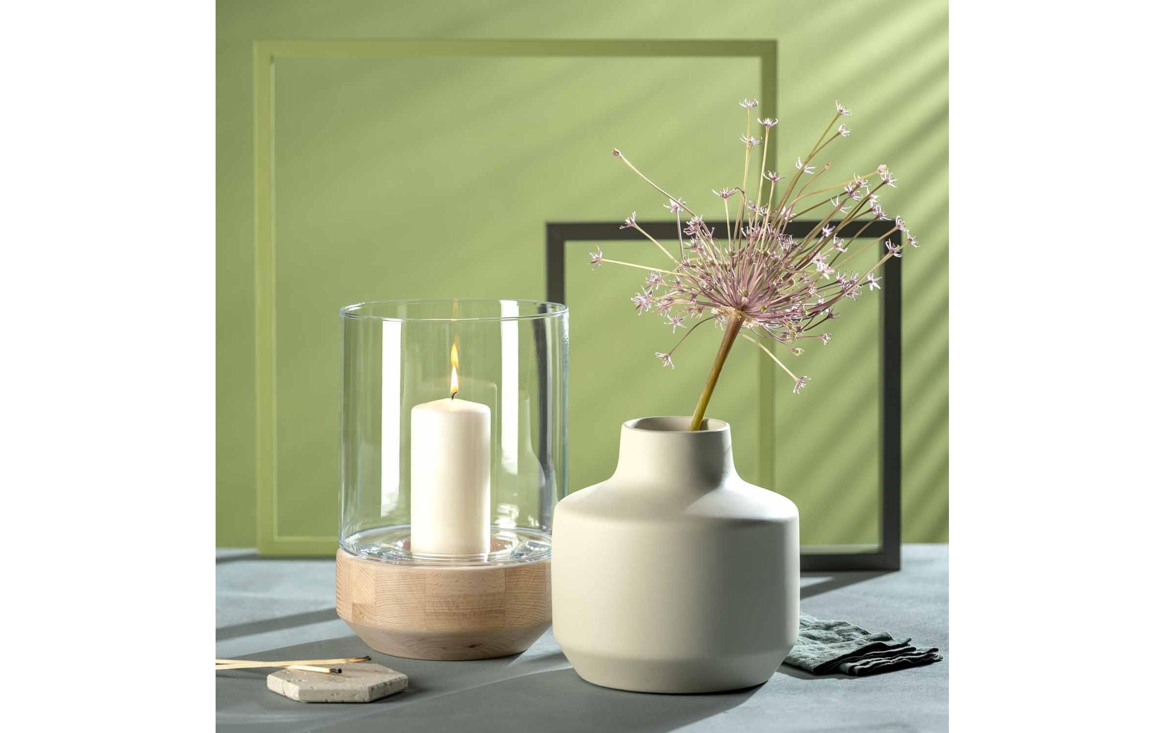 Leonardo Vase Milano 22 cm, Crème