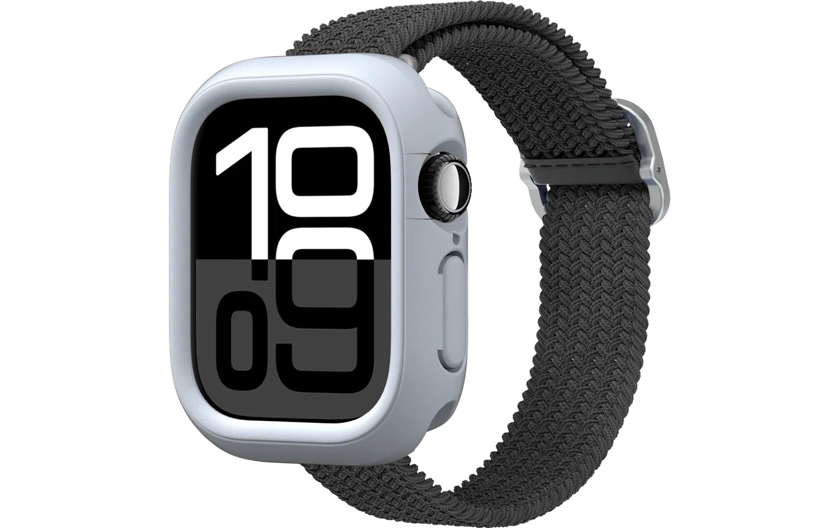 Rhinoshield Displayschutz Bumper Case Apple Watch 10 42 mm Ash Grey