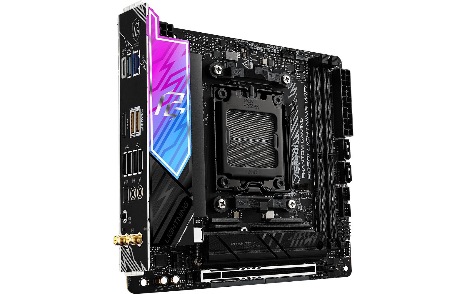 ASRock Mainboard Phantom Gaming B850I Lightning WiFi