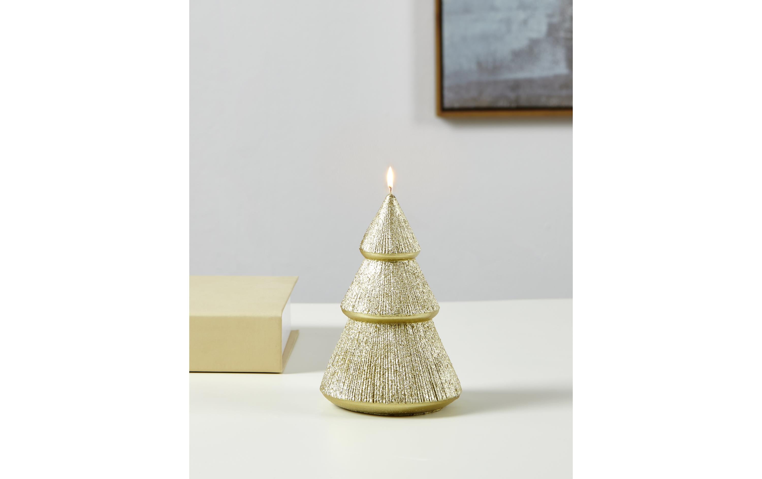 EGLO Weihnachtskerze Tanne Balezze Gold