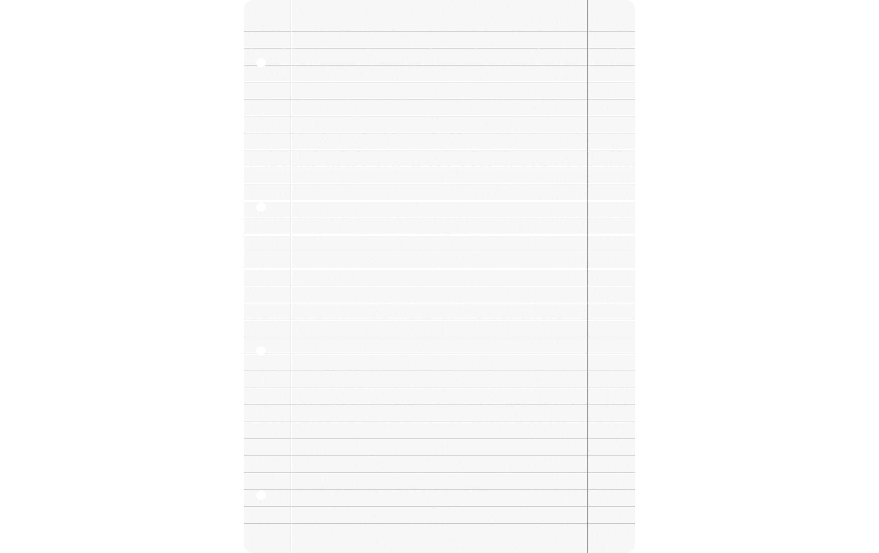 Brunnen Ringbucheinlagen A4 Liniert