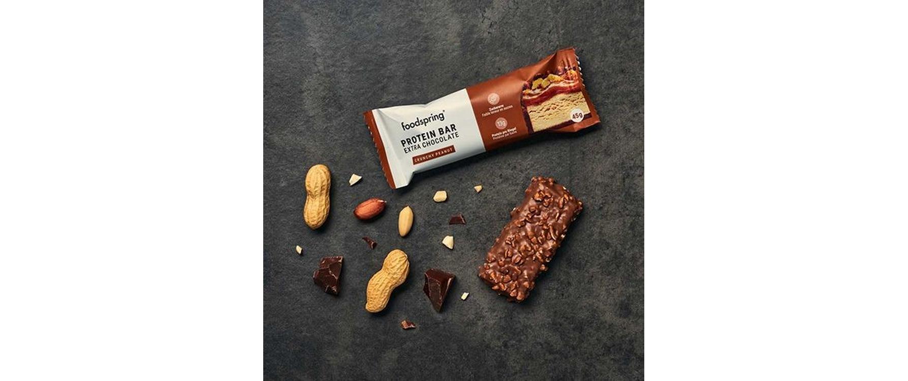 Foodspring Riegel Extra Chocolate Crunch/Erdnuss