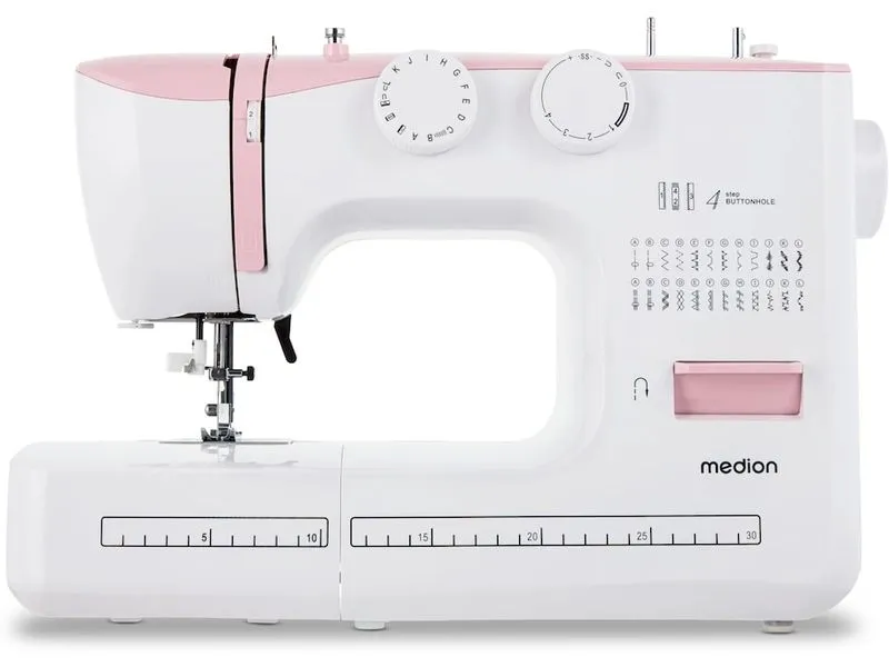 Medion Nähmaschine Life SM60 Weiss/Rosa Medion Nähmaschine Life SM60 Weiss/Rosa