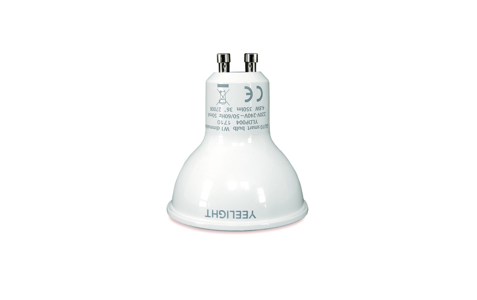 Yeelight Leuchtmittel Smart LED Lampe, GU10, Warmweiss