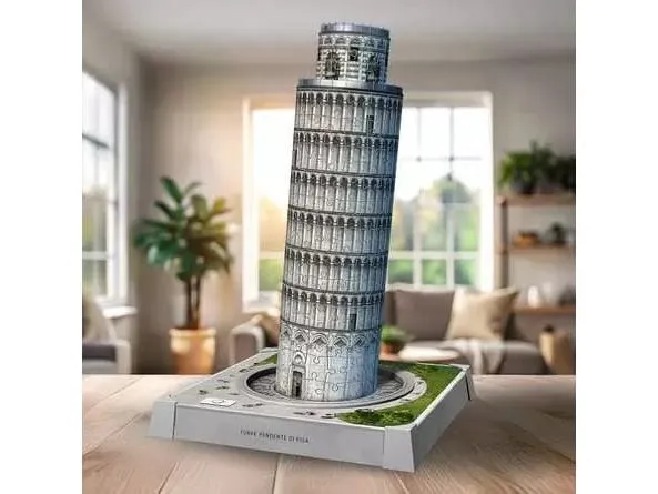 Ravensburger 3D Puzzle Iconics Torre Pendente di Pisa w.L