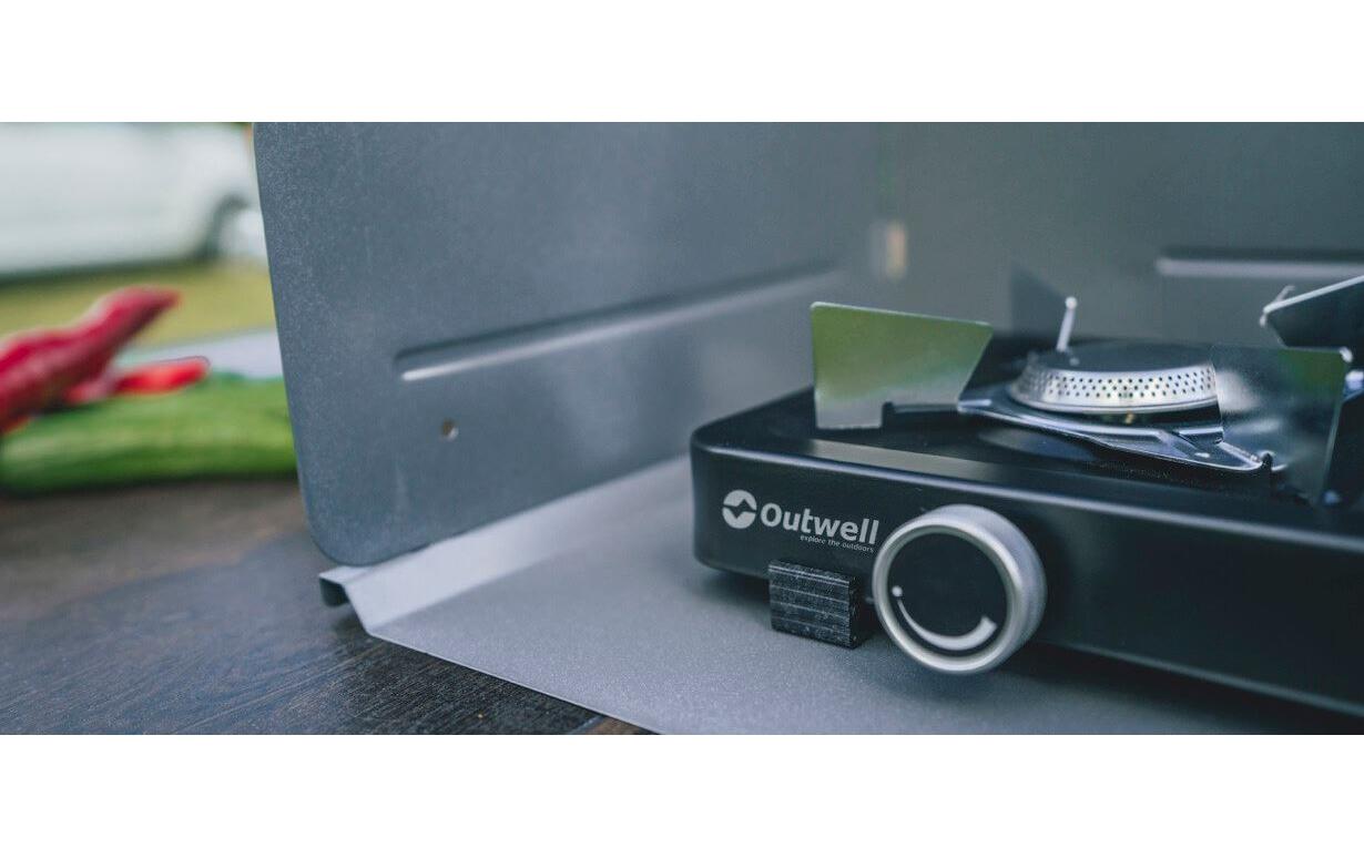 Outwell Wärmeverteilerplatte und windschutz