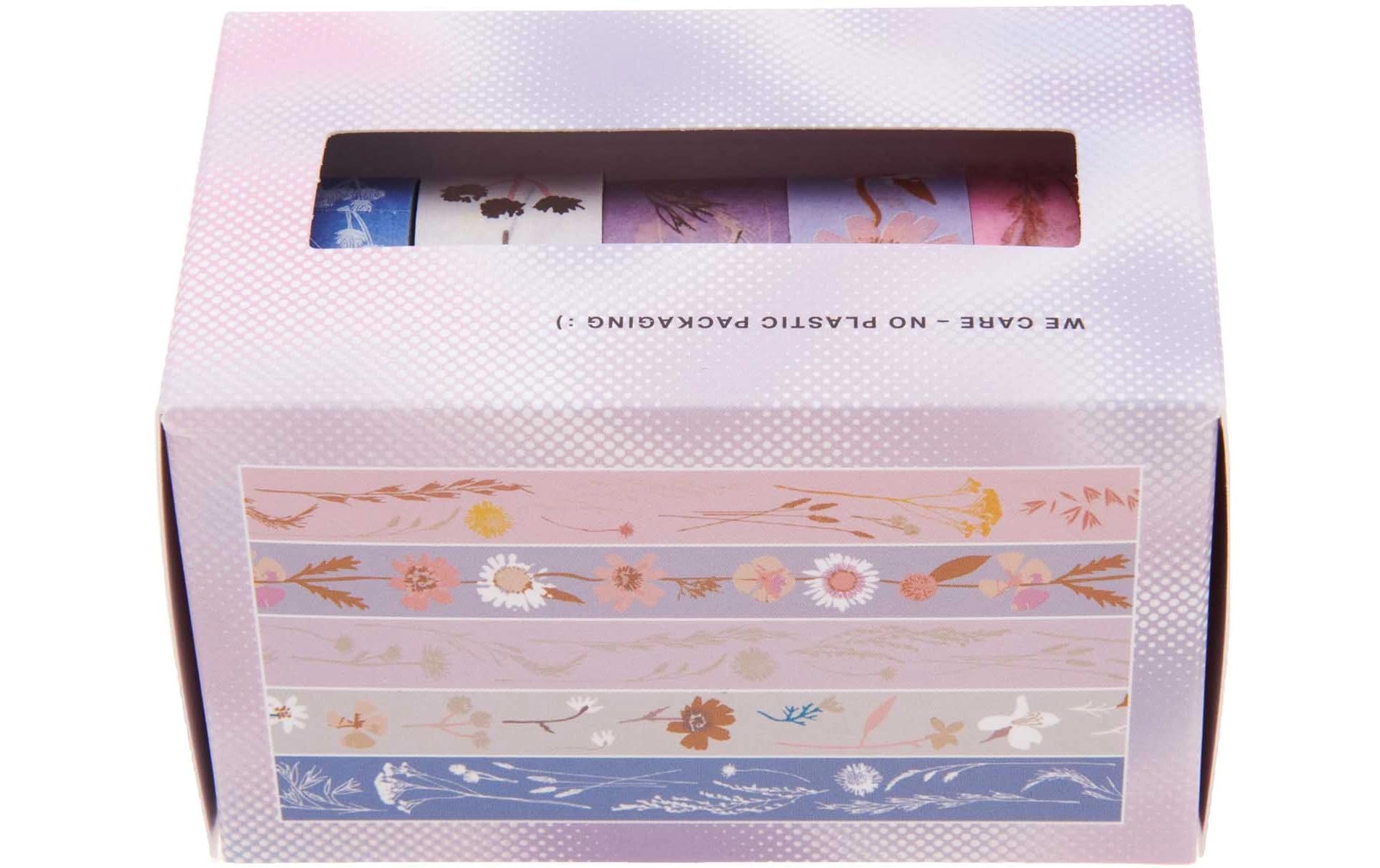 Rico Design Washi Tape Transformation 5 Stück, Lila, 10 m