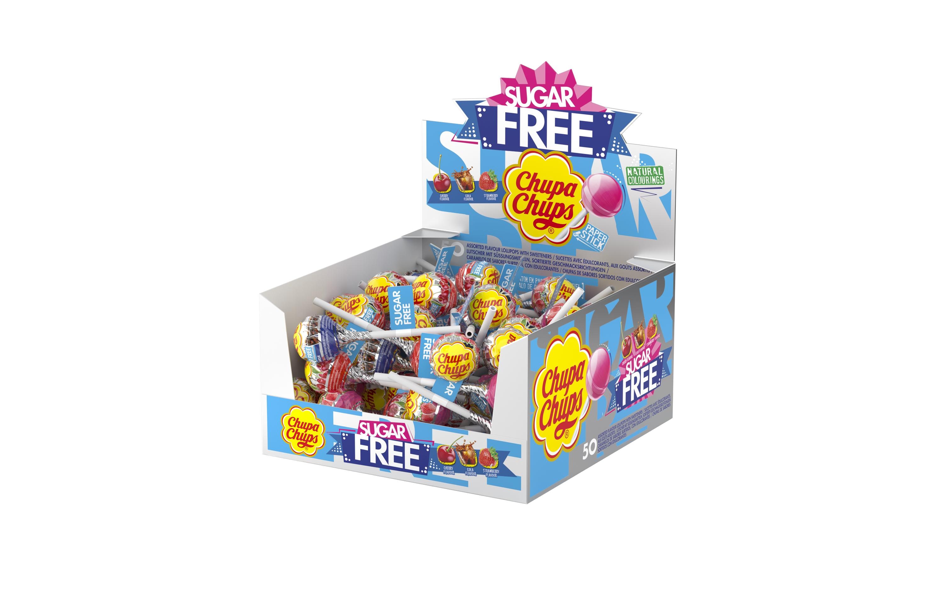 Chupa Chups Sugar free 50 x 12 g