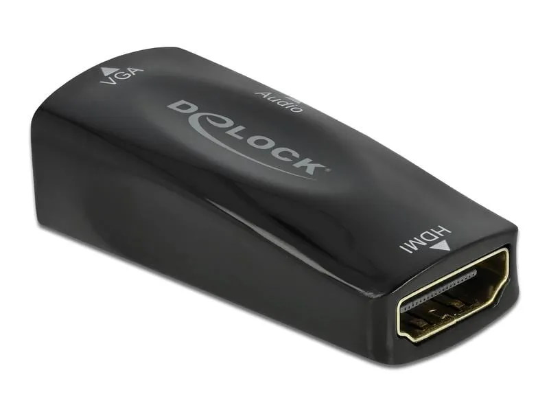 Delock Adapter 1080p HDMI - 3.5 mm Klinke/VGA Delock Adapter 1080p HDMI - 3.5 mm Klinke/VGA