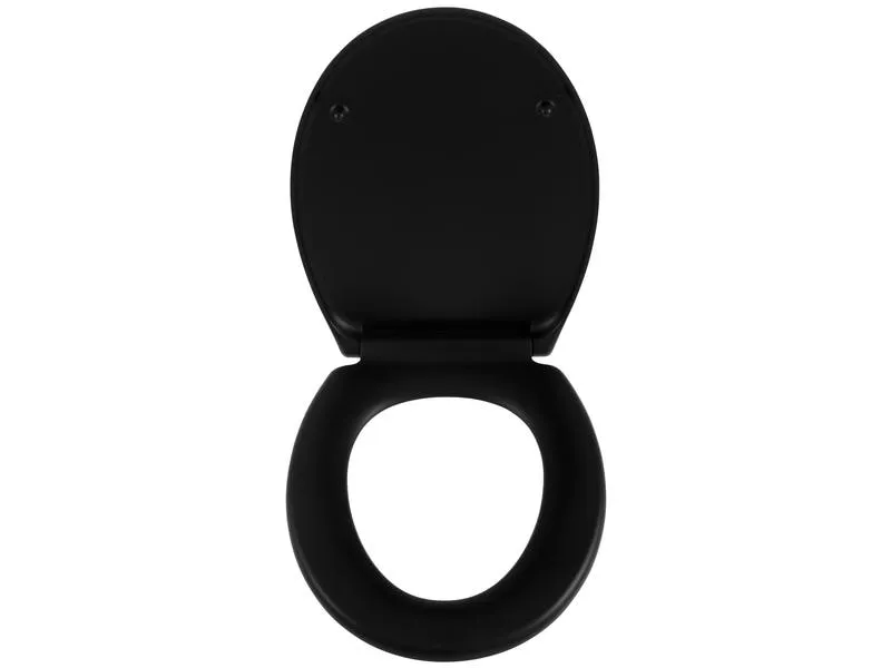 COCON Toilettensitz Duroplast mit Absenkautomatik Schwarz matt