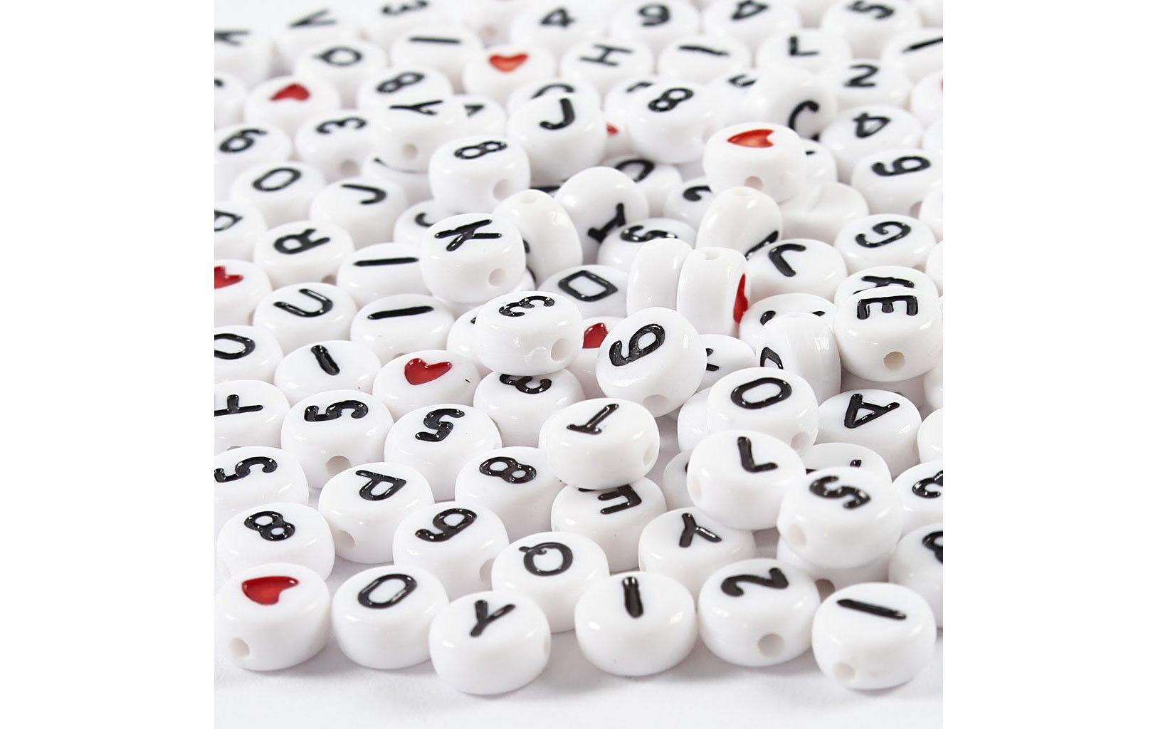 Creativ Company Buchstabenperlen 7 mm aus Kunststoff Creativ Company Buchstabenperlen 7 mm aus Kunststoff