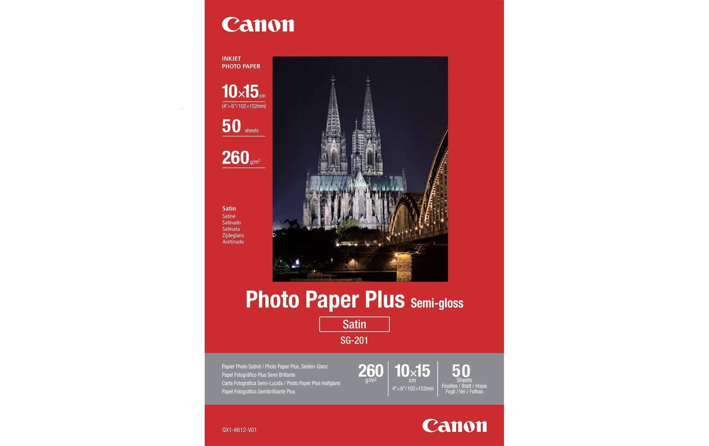 Canon Fotopapier 10 x 15 cm 260 g/m² 50 Stück