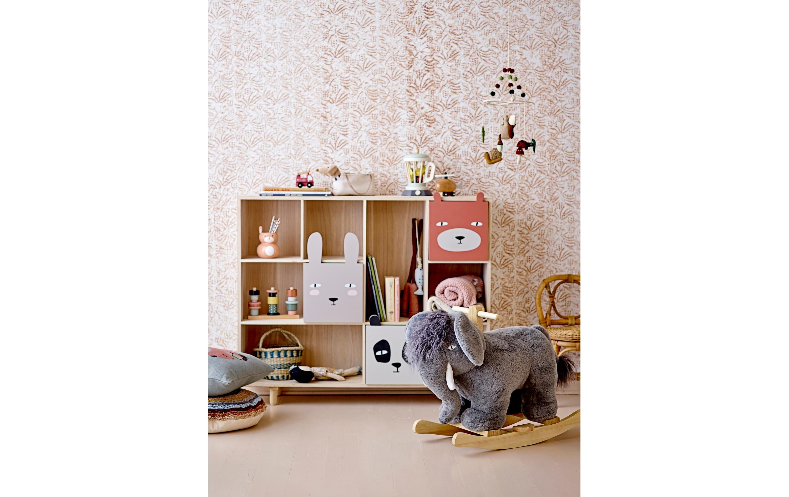 Bloomingville Bücherregal Calle mit Schubladen Natur, Paulownia