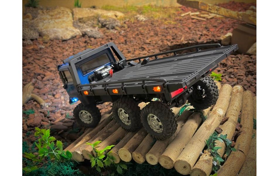 Absima Tow Truck CR-18P ARKTOS, 6x6, RTR, 1:18 Blau