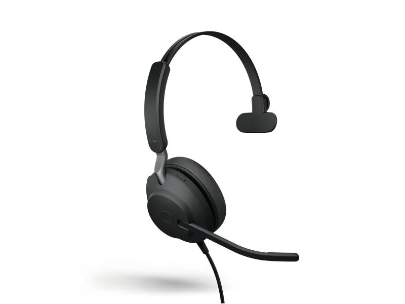 Jabra Headset Evolve2 40 SE Mono UC Schwarz, USB-C Jabra Headset Evolve2 40 SE Mono UC Schwarz, USB-C